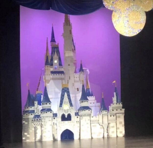 Disney Castle using EPS - theatrical set