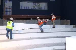 14 Stadium Seating Geofoam Installation