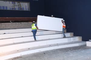 15 Stadium Seating Geofoam Installation