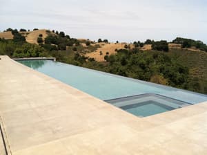 Lightweight void fill to level swimming pool bottom