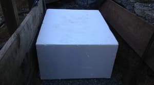 EPS12 Geofoam blocks were used to resolve an engineering problem