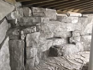 Create Rocks and Caves using EPS Foam