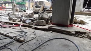 Expanded Polystyrene used in Concrete Structure Demolition