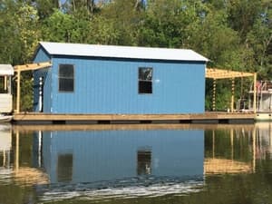 Encapsulated Formex Floats used in Floating Home