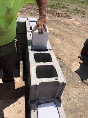 Cinder Block Insulation Blocks