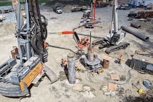 Caisson Drilling Foundation Construction