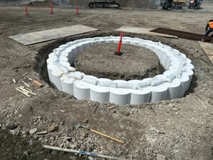 Lightweight Geofoam Retaining Wall System