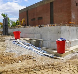 Insulated Concrete Foundation Wall Construction