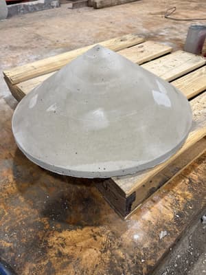 Eps Foam Cone Concrete Casting Master Pattern