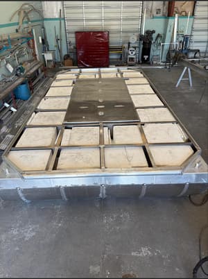 Custom Steel Foam Floating Dock Construction