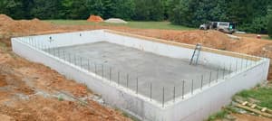 Insulated Concrete Pool Foundation