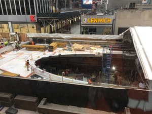 EPS Used to Build NYC Metro Station Elliptical Concrete Formwork