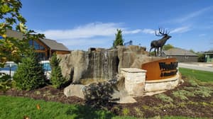 Faux Rock Feature at the Reserve at Woodside Ridge