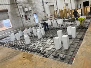 1 Scaffolding Foam Blockouts for Concrete Slab