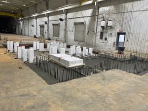 2 Concrete Pour Foam Blockouts for Concrete Slab