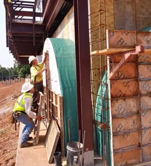 03 Geofoam Arch Concrete Forms Texas