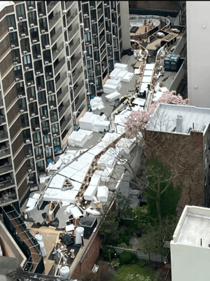 High Density Eps Foam Used on Plaza Restoration