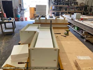 Lightweight Concrete Benches