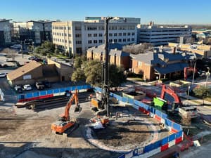 Compression Ring Drilling Site Overview