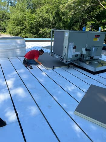 EPS Foam Flute Fillers for a Commercial Roofing Project in Chicopee, MA