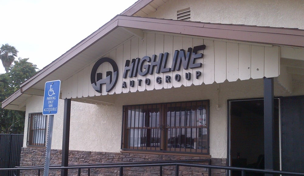 Highline Auto Group Signage
