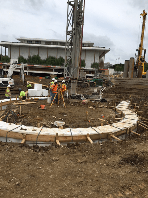 Secant Pile Forms Foundation Walls