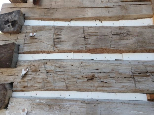 Insulating Log Cabin