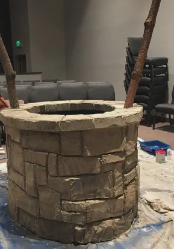 Realistic Looking Faux Stone Well