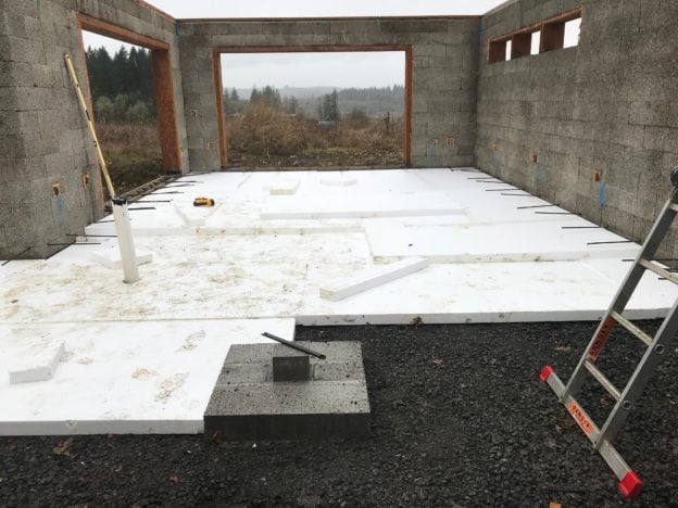 Concrete Slab Insulation for Hydronic Heat