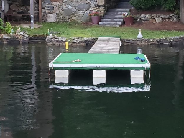 Unencapsulated Expanded Polystyrene for Floating Docks