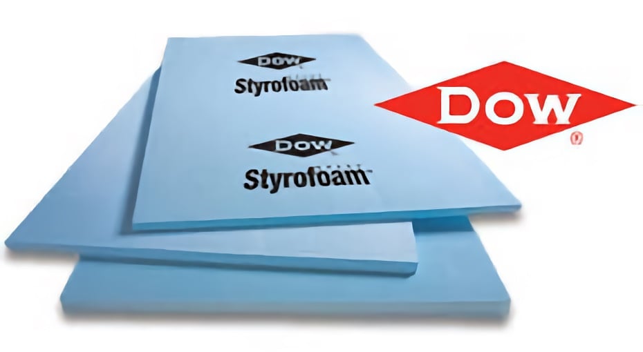 Dow STYROFOAM Brand Foam Blue Board