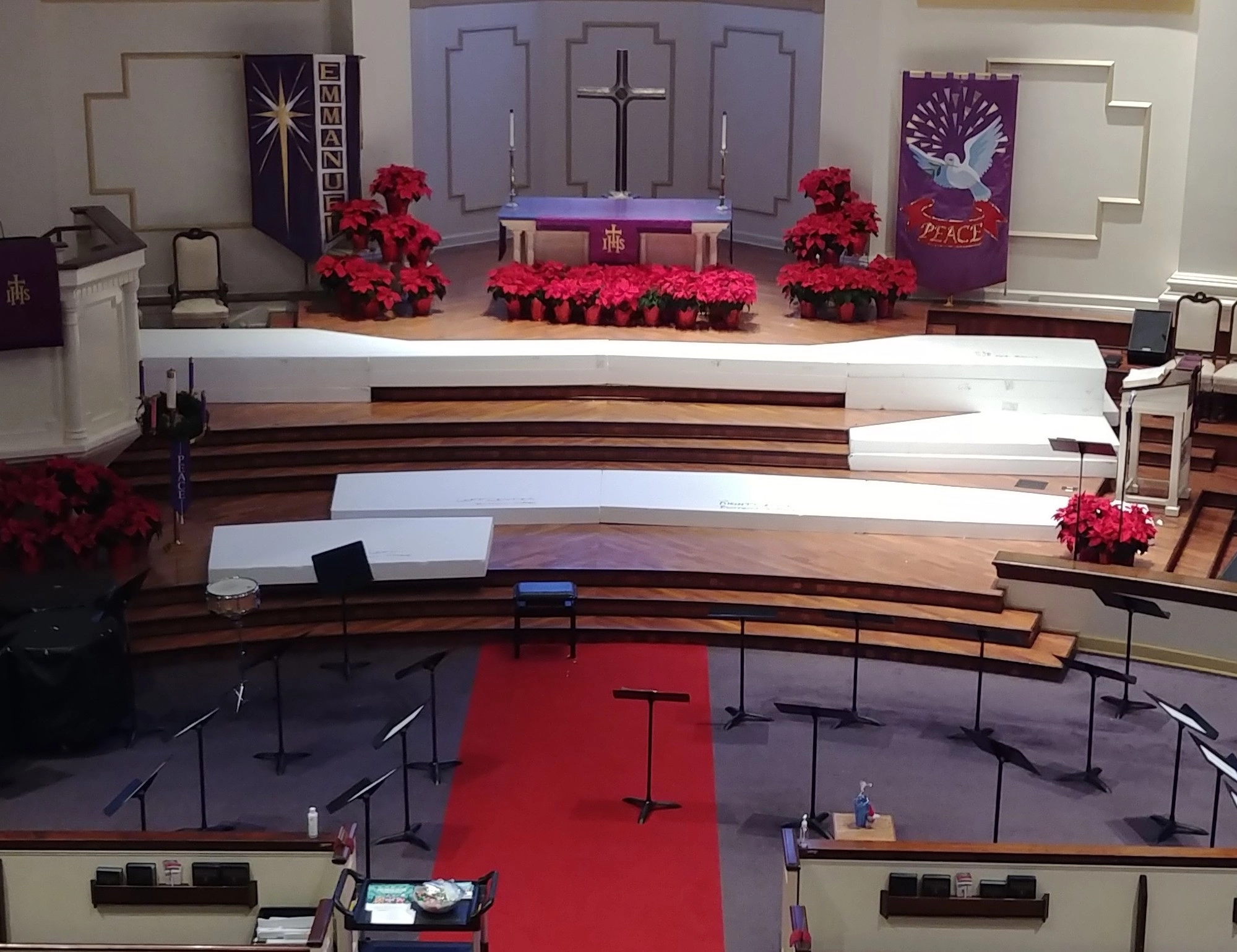Church Stage Expanded Polystyrene Void Fill 1