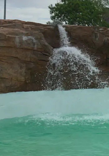 EPS Foam Used in Radrock Raging River Water Park Waterfall Rebuild