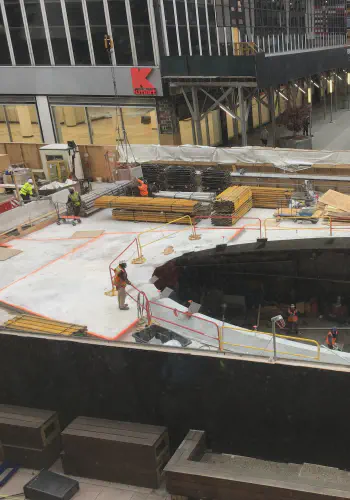 EPS Used to Build NYC Metro Station Elliptical Concrete Formwork
